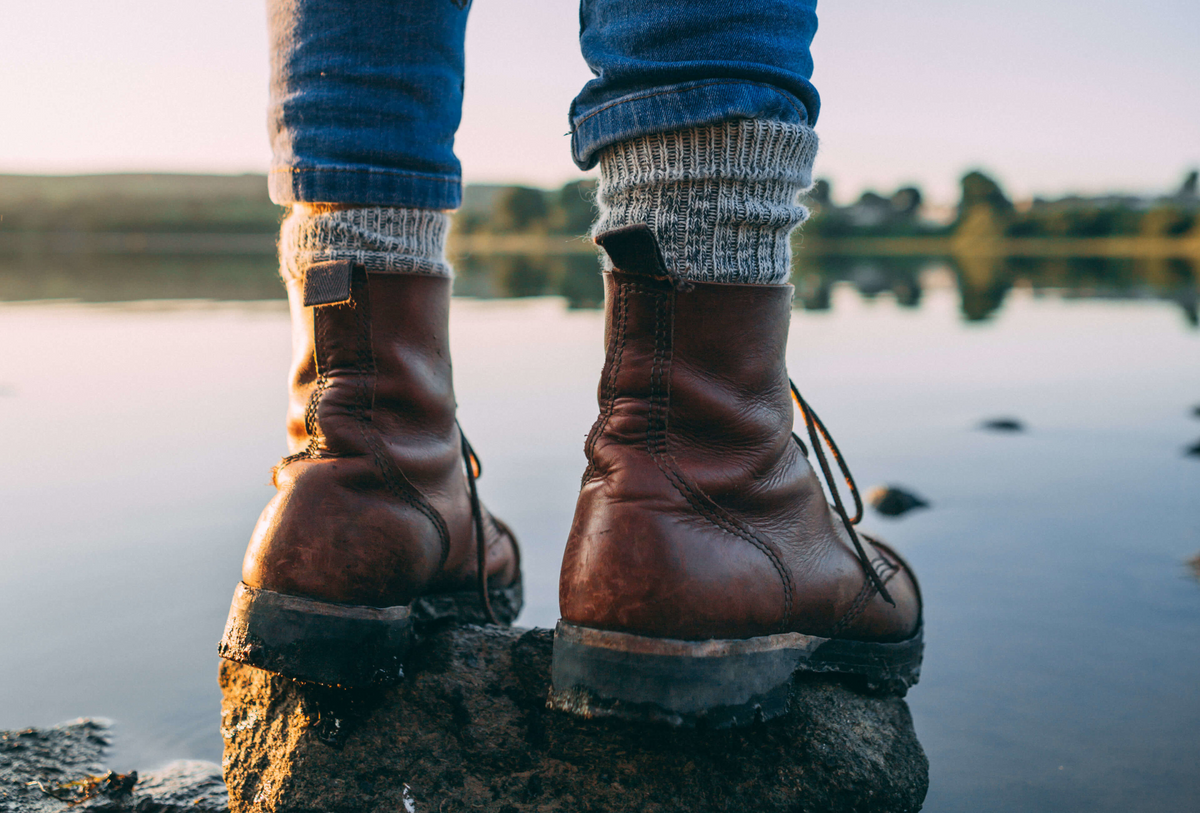 Alpaca Cushioned Sole Walking Socks