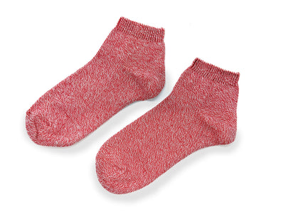 Red Soft Cotton Ankle Sock
