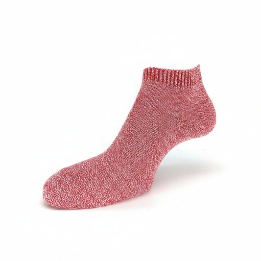 Red Soft Cotton Ankle Sock