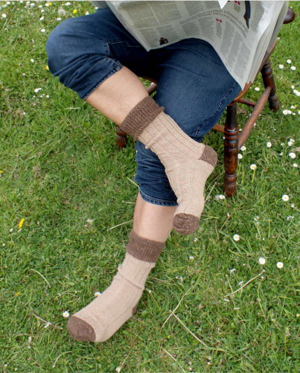 Mens Alpaca Bed socks - The Comfort Sock