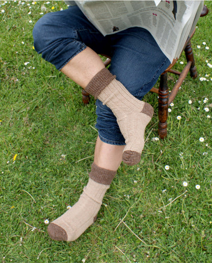 Mens Alpaca Bed socks - The Comfort Sock