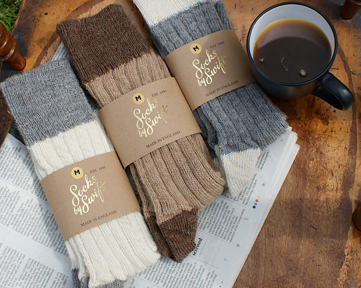 Mens Alpaca Bed socks - The Comfort Sock