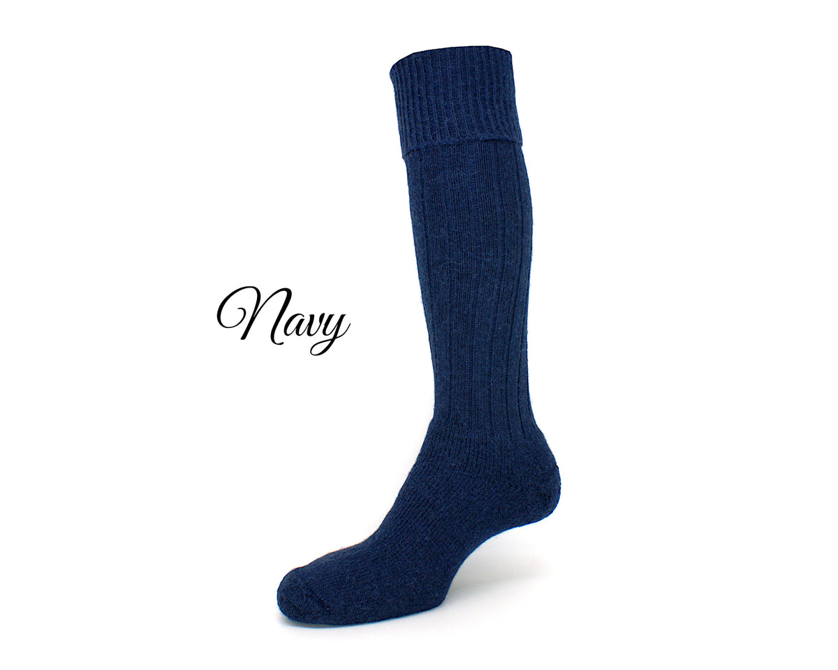 The Alpaca Country Sock with cushioned foot