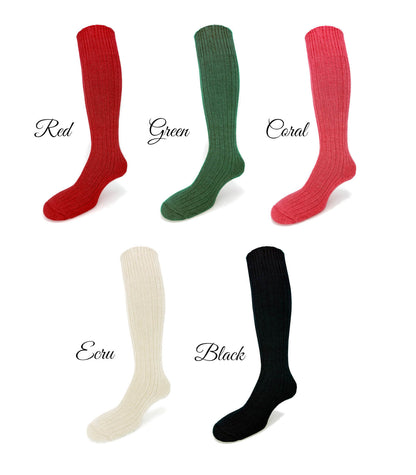 Alpaca knee high socks