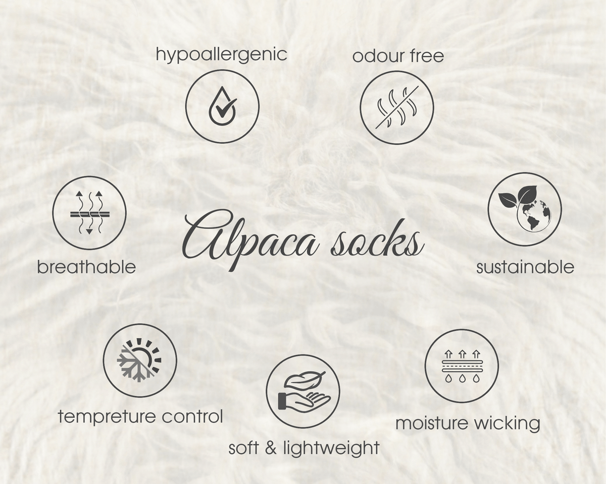 Mens Alpaca Bed socks - The Comfort Sock